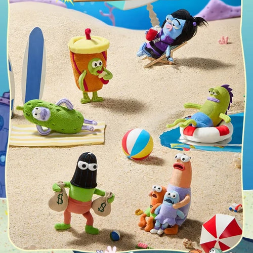 A Day For The Residents Of Bikini Bottom Series Plush Pendants Blind Boxes