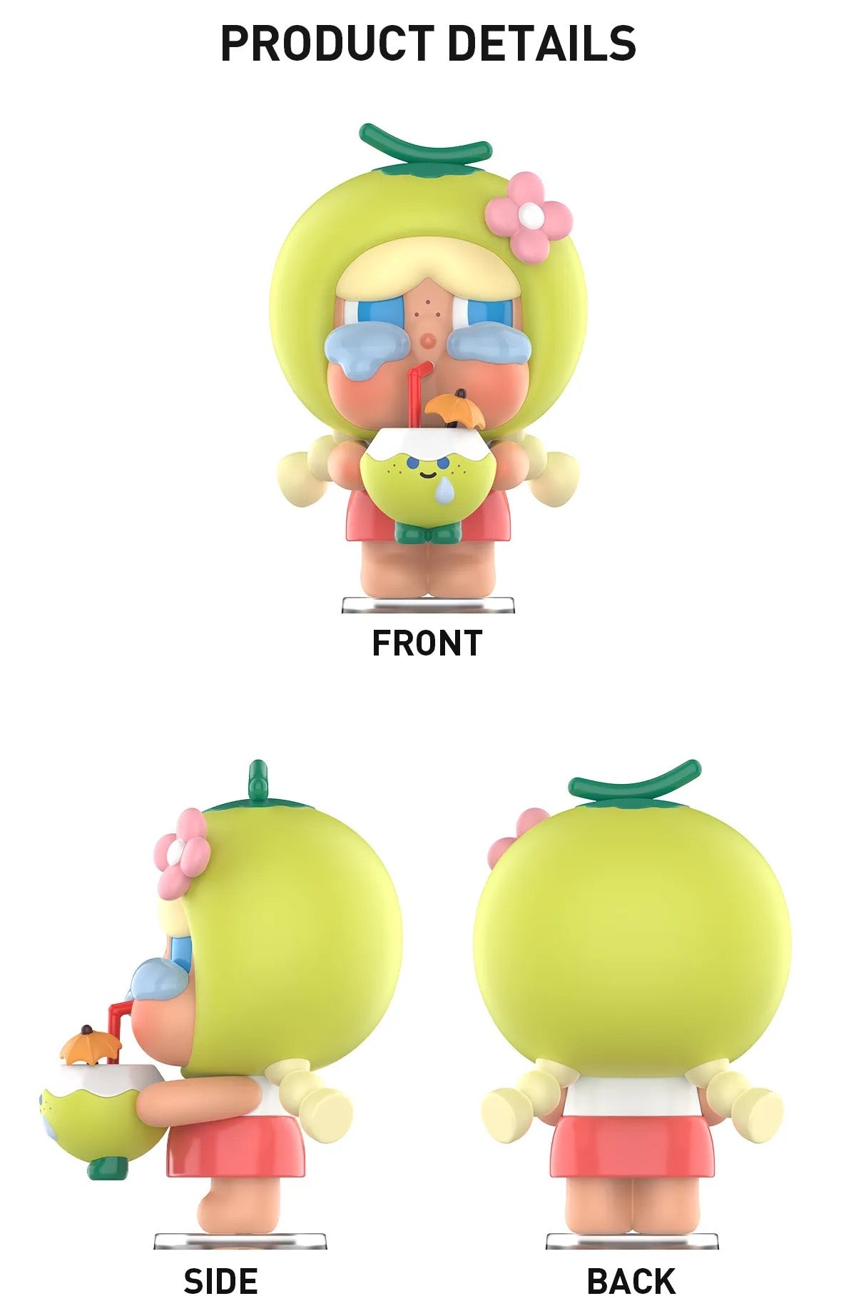 POP MART Crybaby Coconut Figure 2点 Crybaby Coconut Figure-Green - POP MART (Canada)