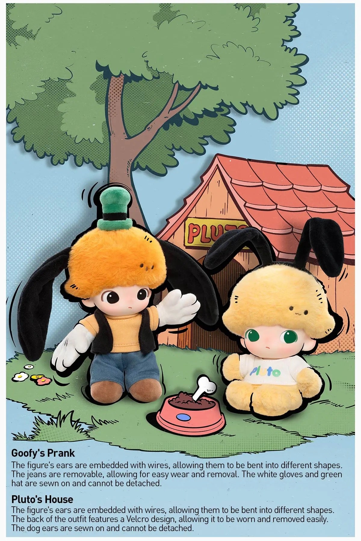 DIMOO WORLD x DISNEY Series-Vinyl Plush Keychain