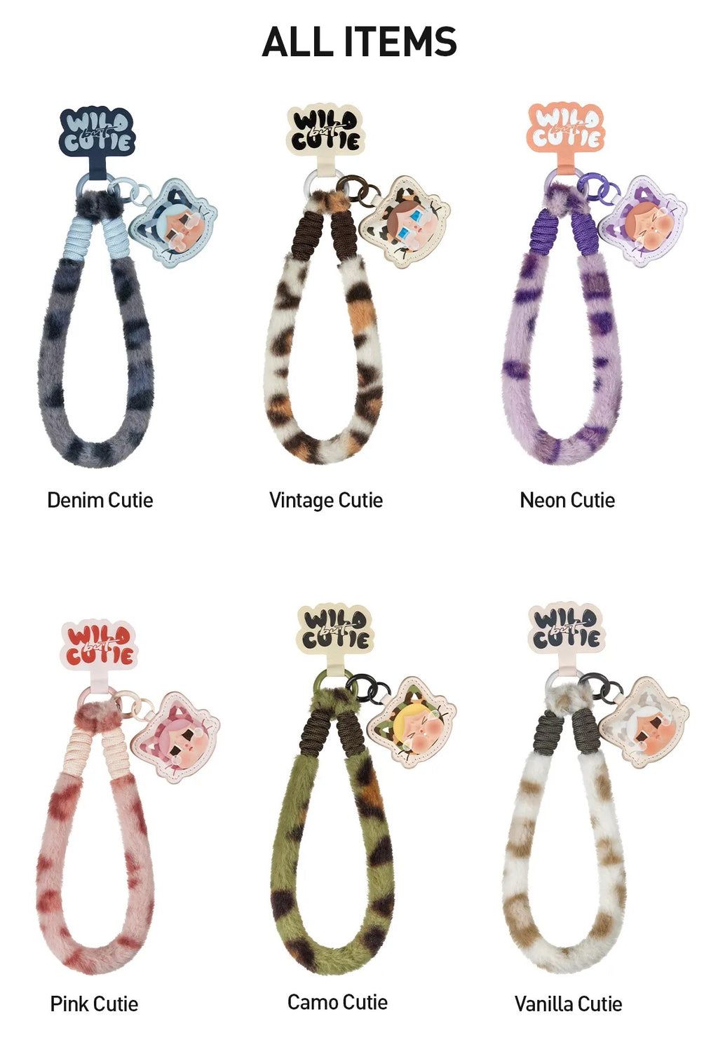 CRYBABY Wild but Cutie Series - Phone Charm Blind Box
