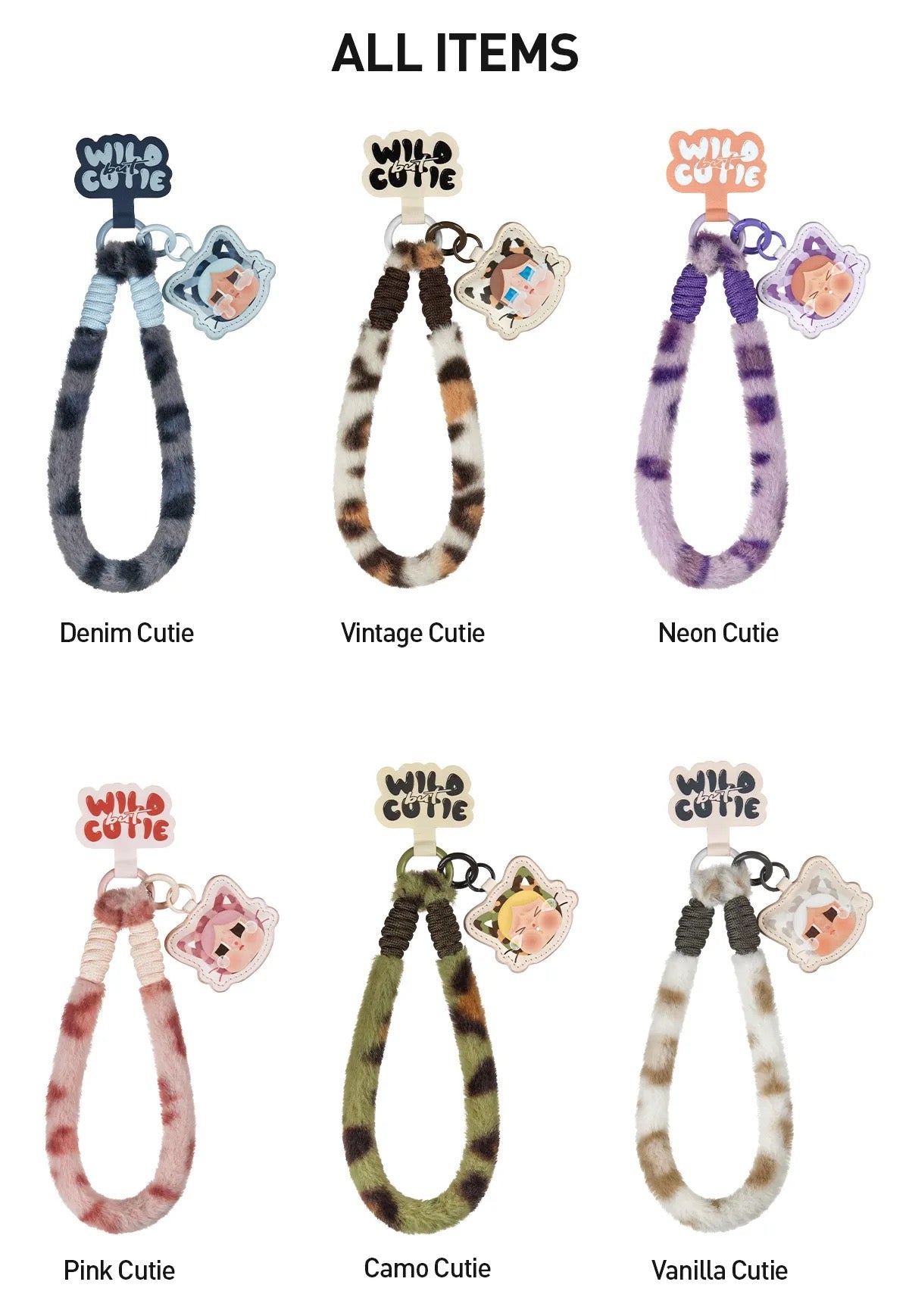 CRYBABY Wild but Cutie Series - Phone Charm Blind Box