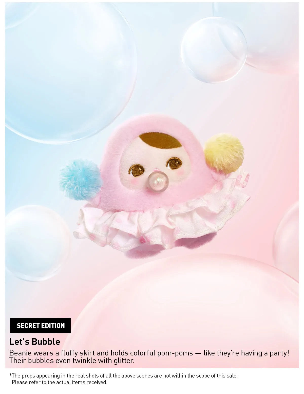 PUCKY BEANIE BUBBLE UP SERIES-Plush Pendant Blind Box