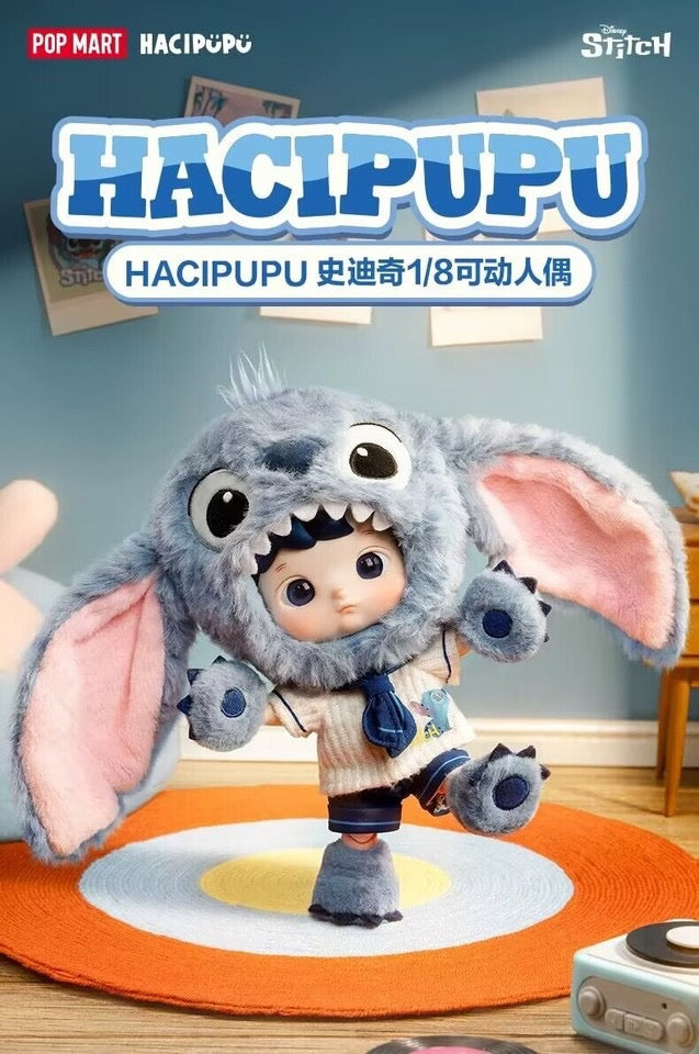 POPMART HACIPUPU Stitch 1/8 Action Figure