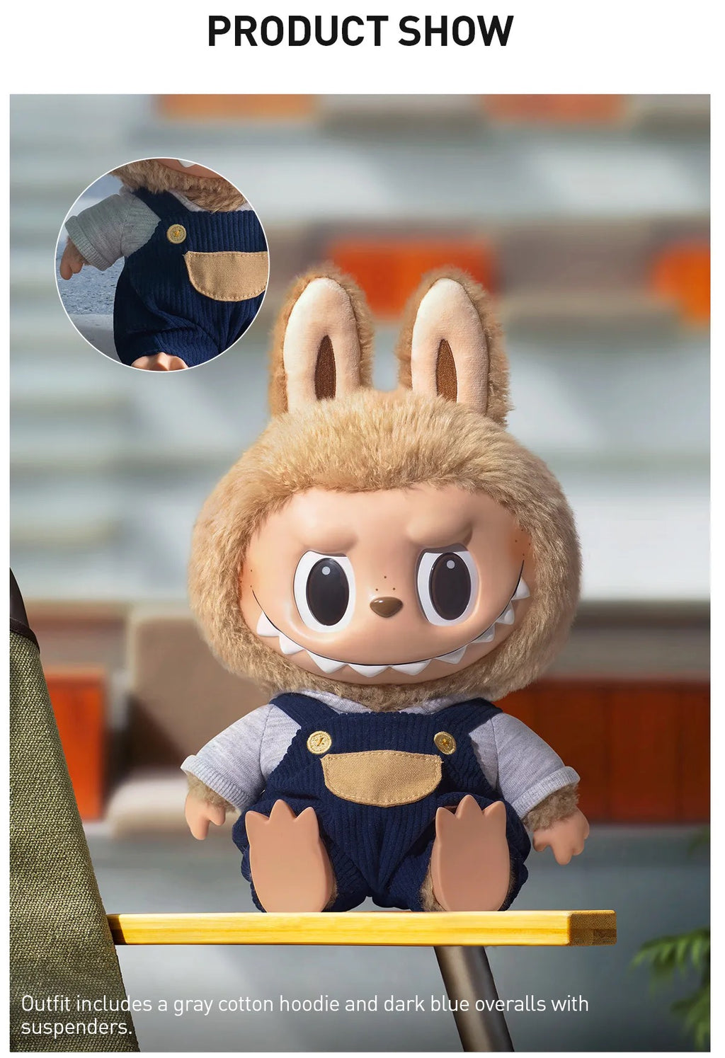 LABUBU Time to chill-Vinyl Plush Doll