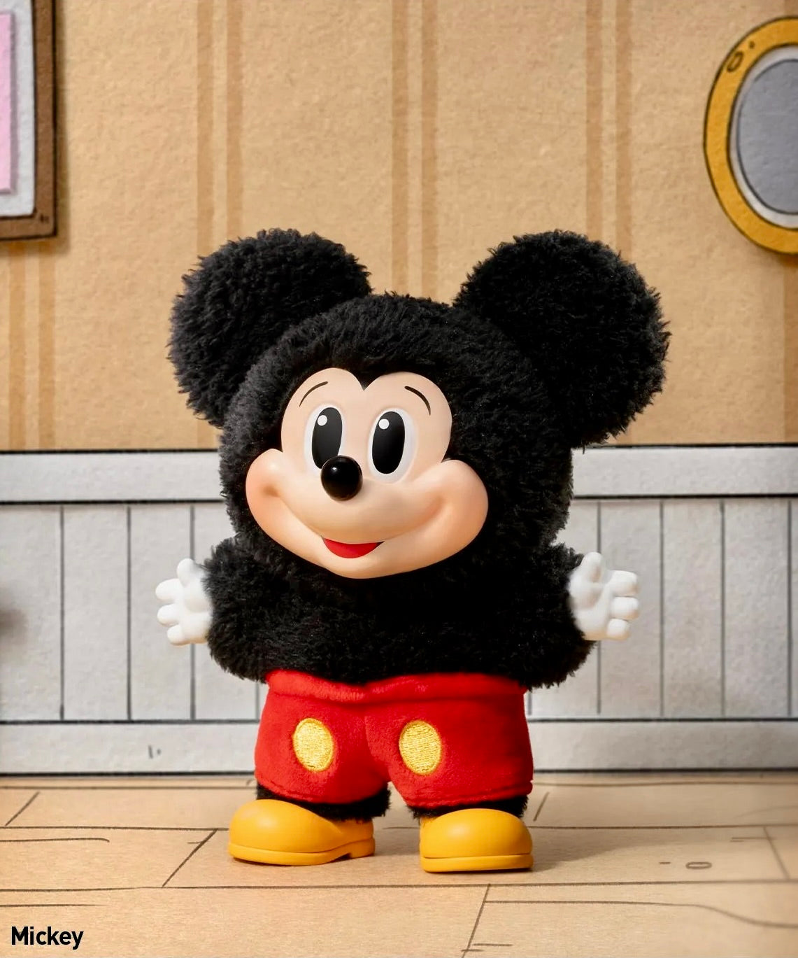 Mickey Family Cute Together Keychain Series Figures