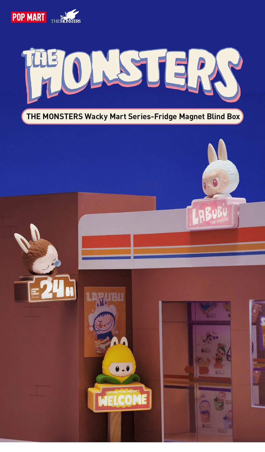 THE MONSTERS Wacky Mart Series-Fridge Magnet Blind Box