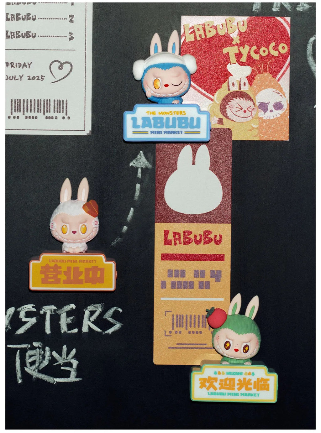 THE MONSTERS Wacky Mart Series-Fridge Magnet Blind Box