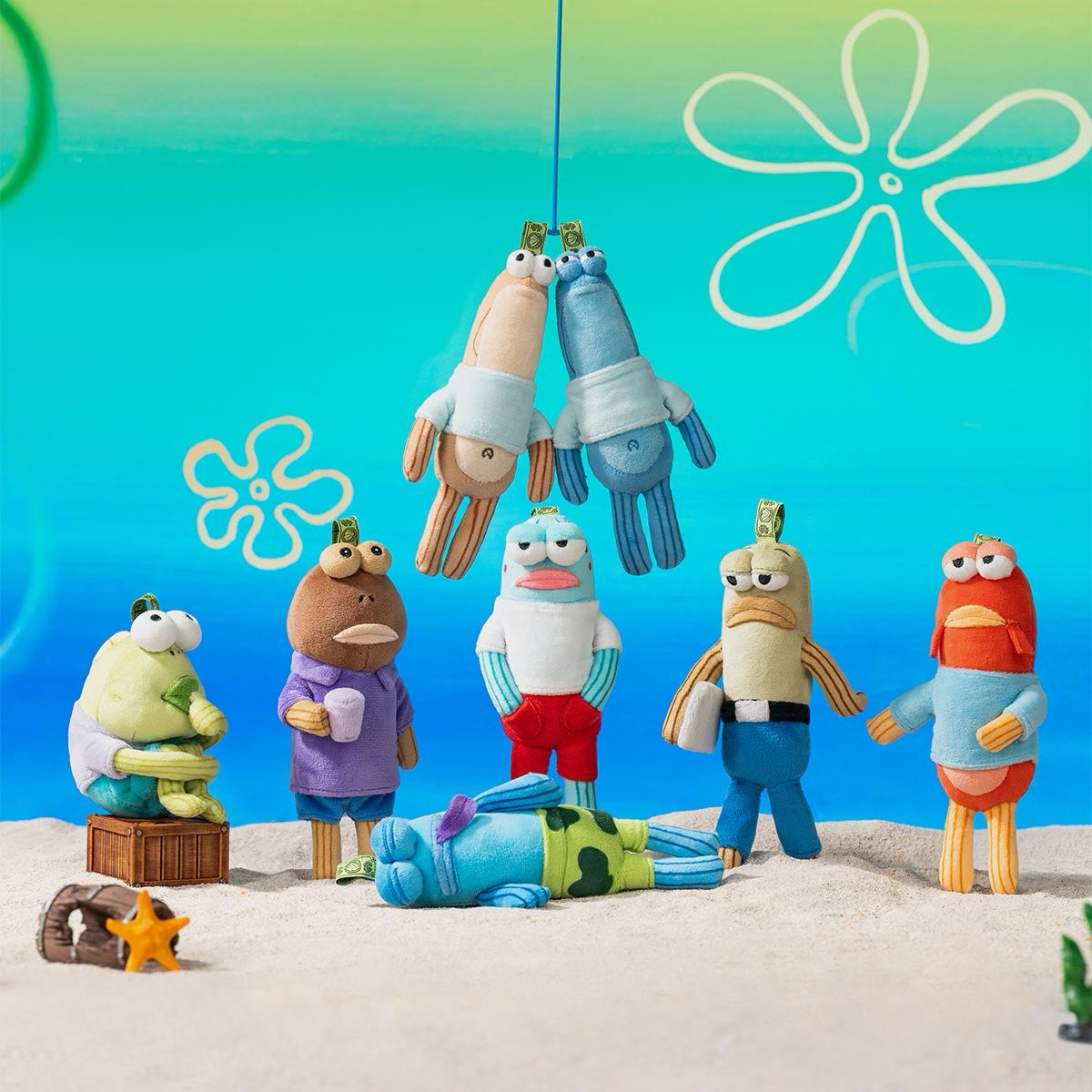ぬいぐるみ・マスコット Bikini Bottom Buddies 特別価格】Popmart Bikini Bottom Buddiesぬいぐるみ - メルカリ