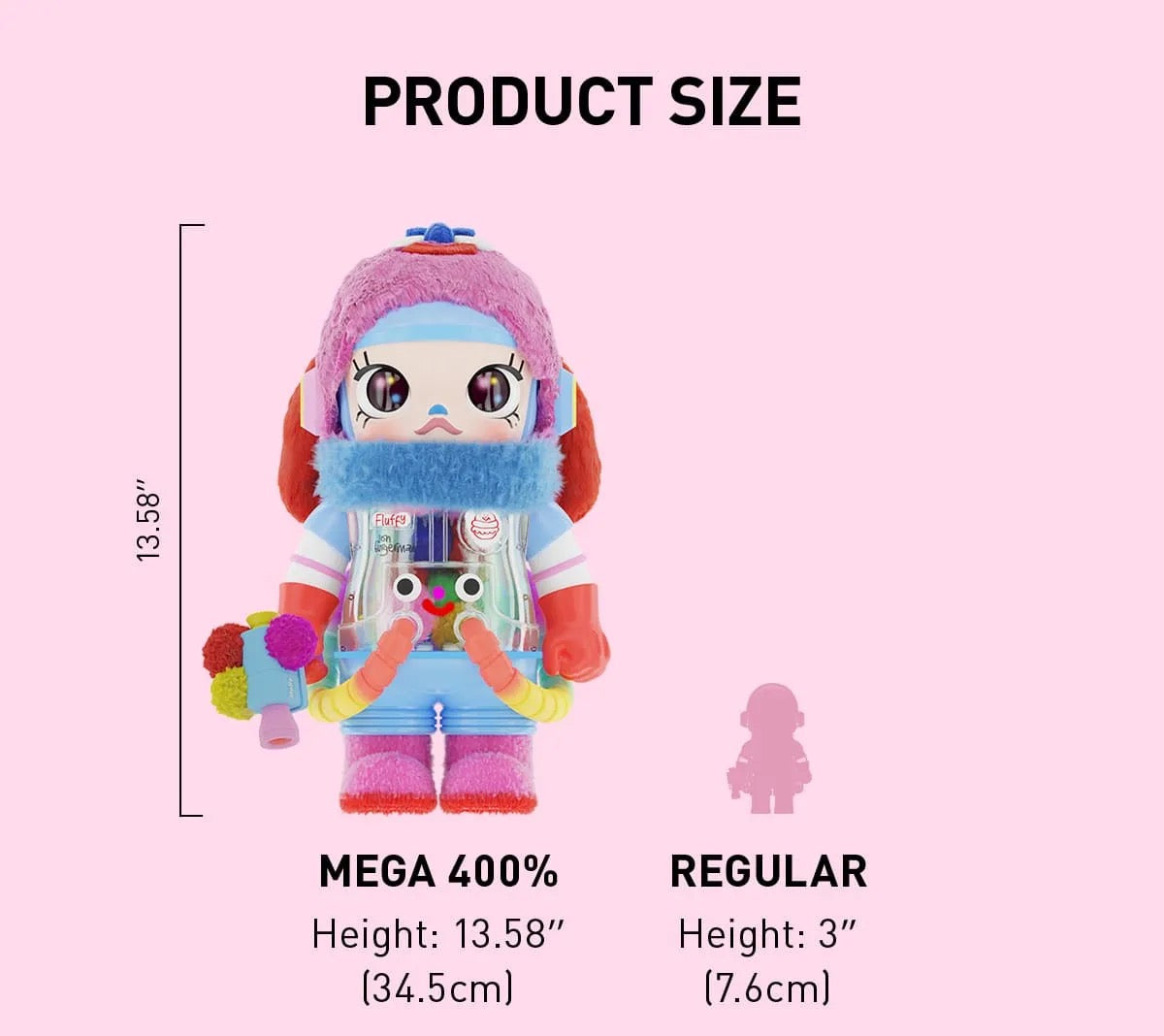 MEGA SPACE MOLLY 400% Jon Burgerman