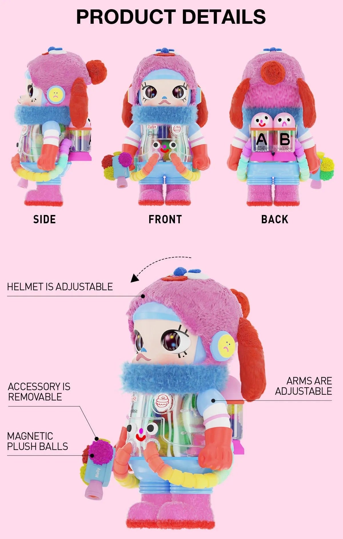 MEGA SPACE MOLLY 400% Jon Burgerman