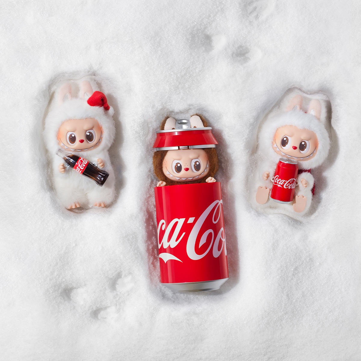 Coca-Cola THE MONSTERS Vinyl Face 4デザイン THE MONSTERS COCA-COLA SERIES-Vinyl Face Blind Box (One Set
