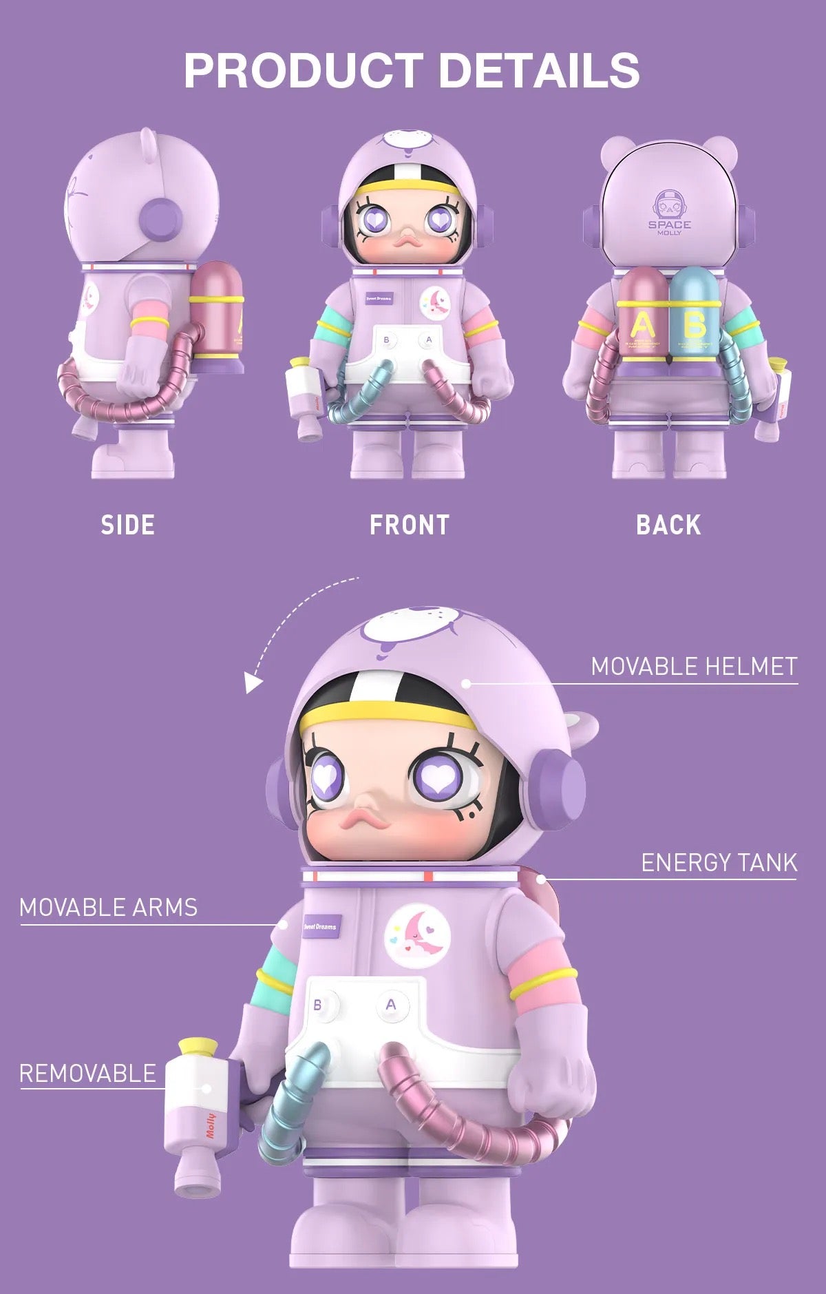 MEGA SPACE MOLLY 400%+100% Sweet Dream Bears