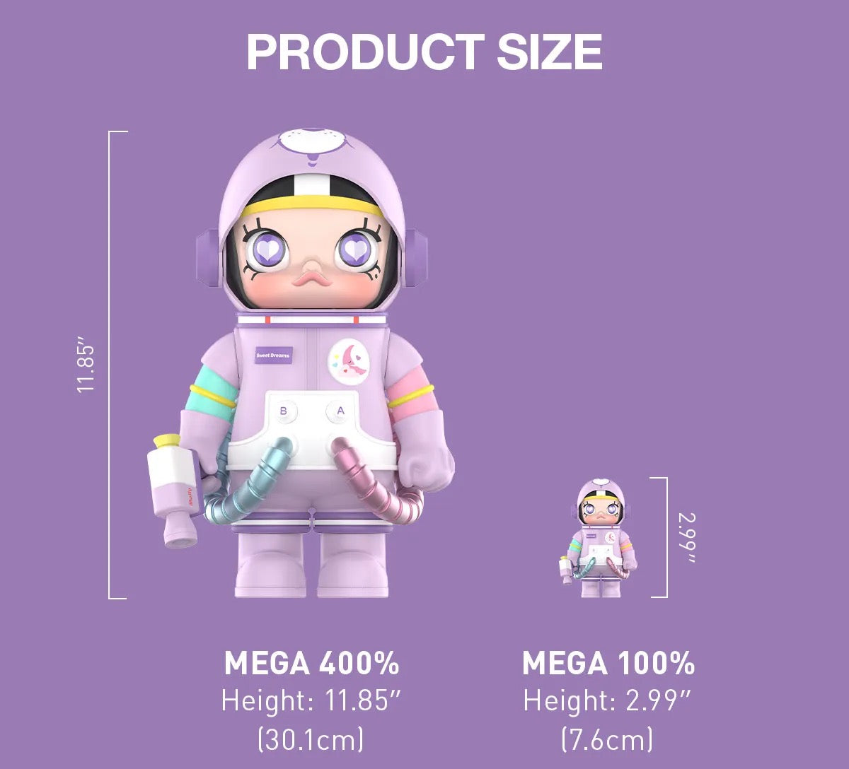MEGA SPACE MOLLY 400%+100% Sweet Dream Bears