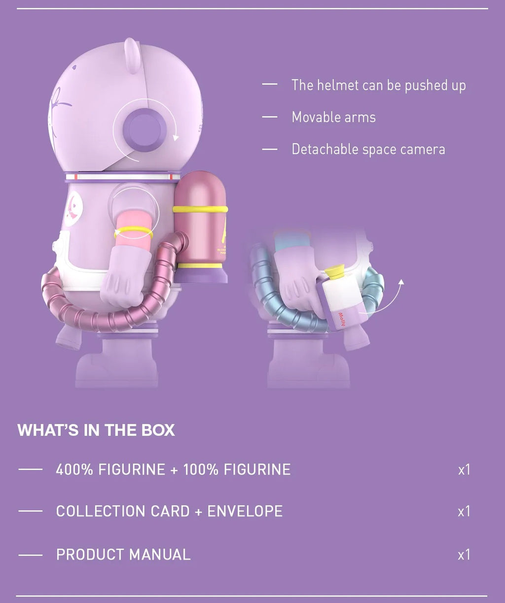 MEGA SPACE MOLLY 400%+100% Sweet Dream Bears