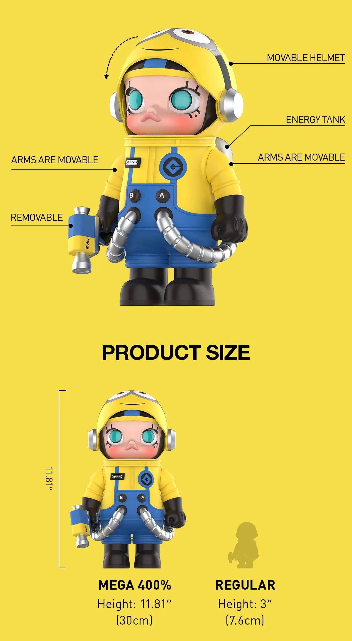 MEGA SPACE MOLLY 400% Minions