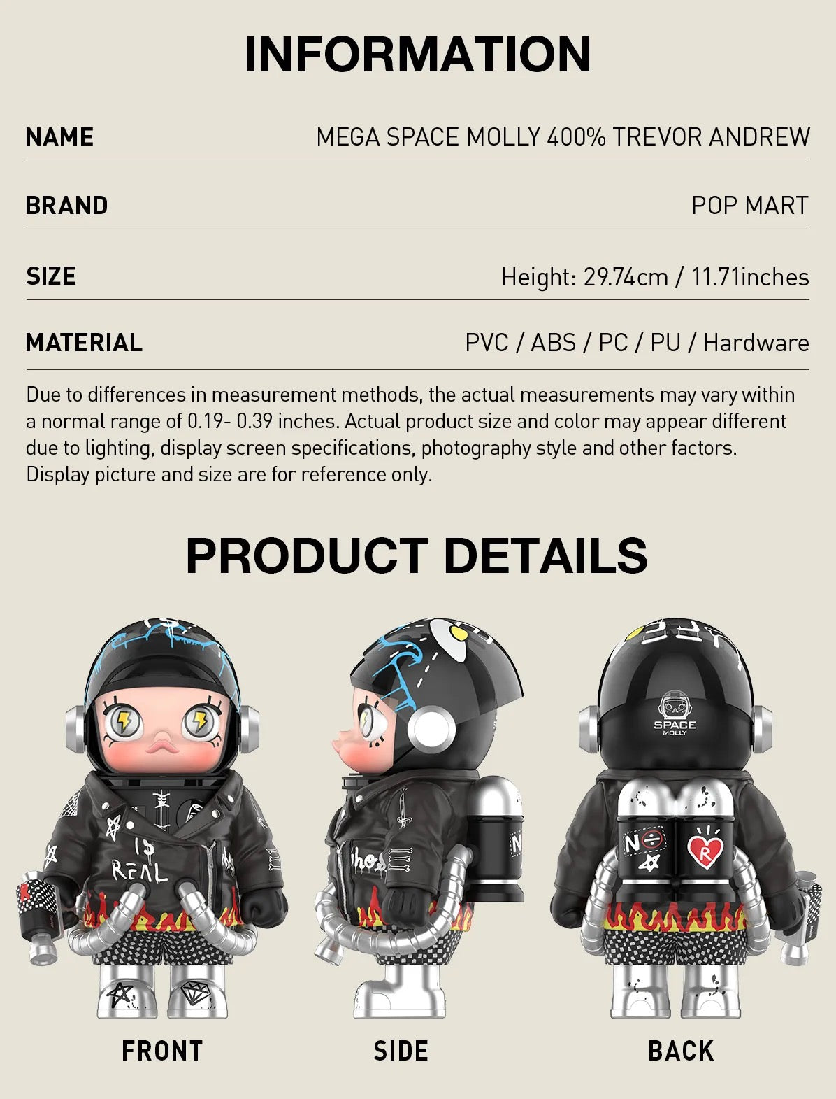 MEGA SPACE MOLLY 400% Trevor Andrew