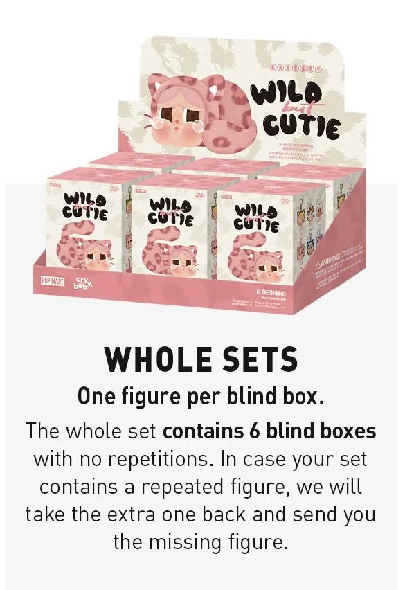 Crybaby Wild But Cutie Series - Vinyl Plush Pendant Blind Box