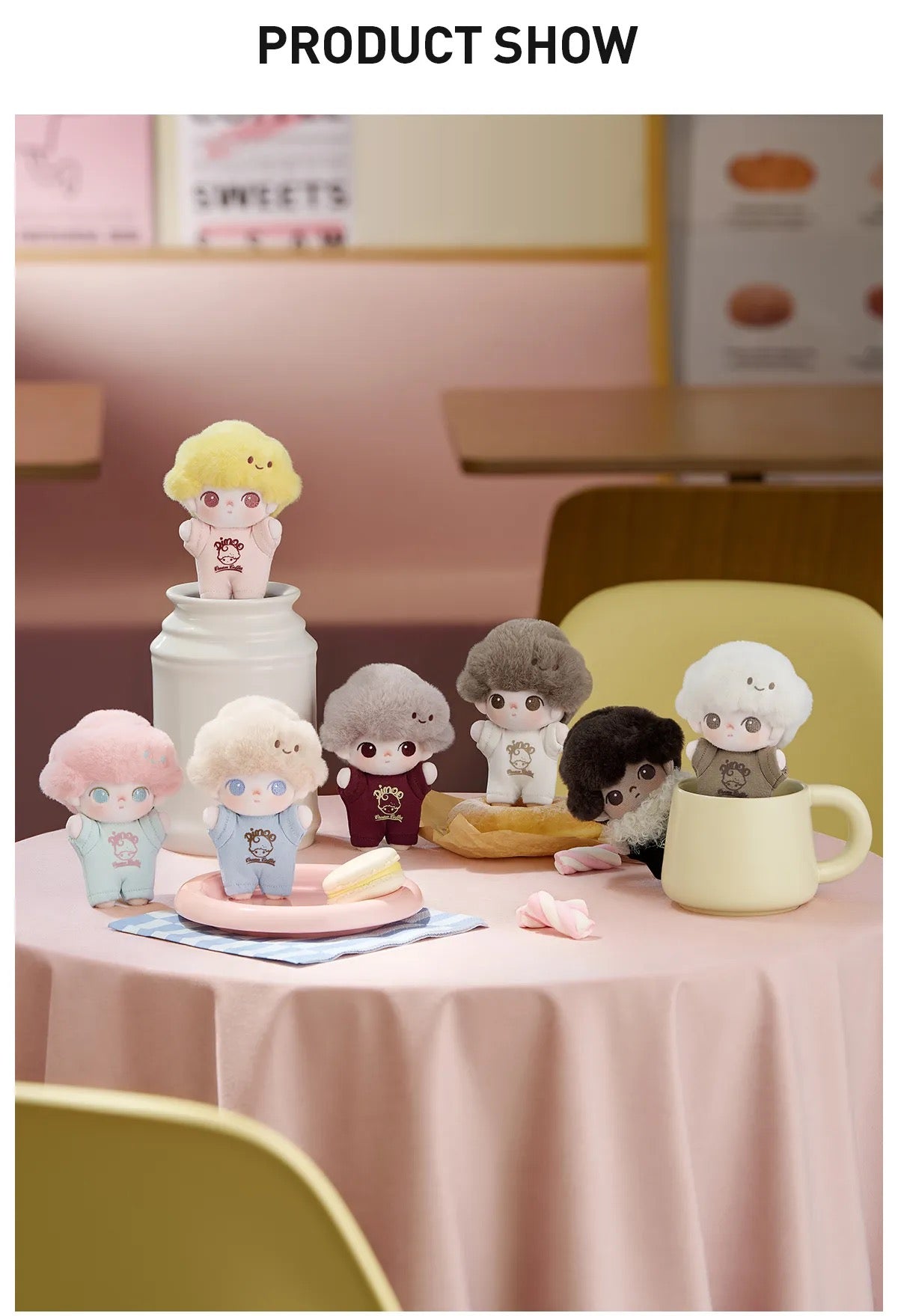 DIMOO Crush on Coffee Series-Soft-faced Plush Keychain Blind Box