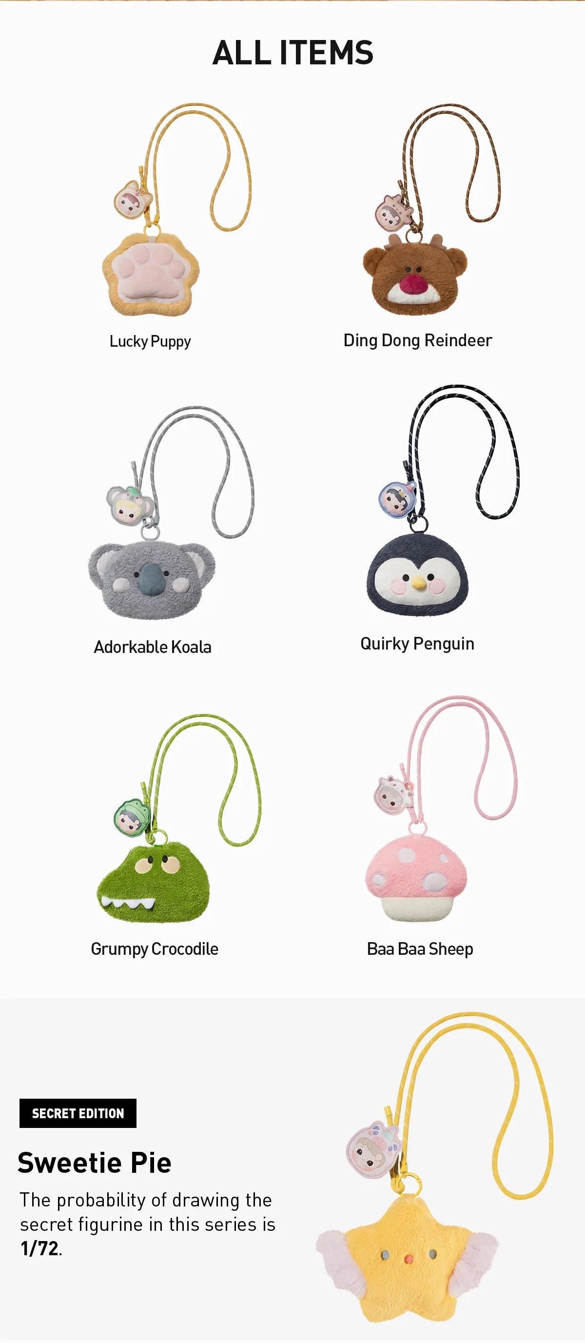 HACIPUPU Snuggle With You Series-Plush Bag Blind Box