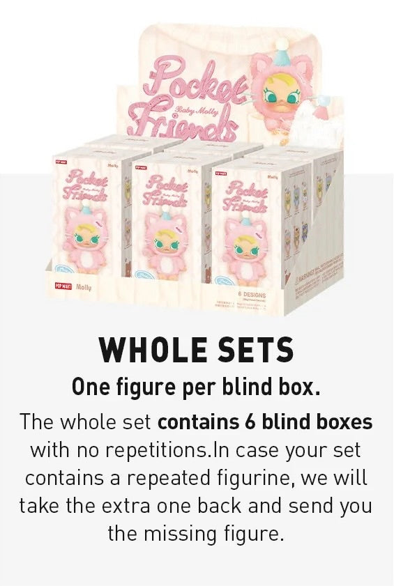 Baby Molly Pocket Friends Series-Vinyl Plush Pendant Blind Box