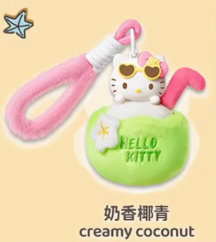 MINISO Blind Box HELLOKITTY Summer Black Skin Series