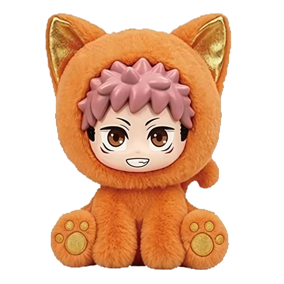 Jujutsu Kaisen Sitting Cat Party Series Plush Pendant Blind Box