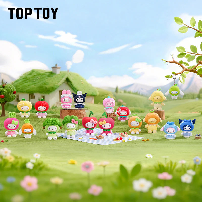 Sanrio Characters Fruit & Vegetable Series Keychain Pendant