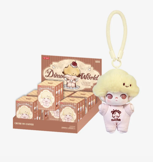DIMOO Crush on Coffee Series-Soft-faced Plush Keychain Blind Box