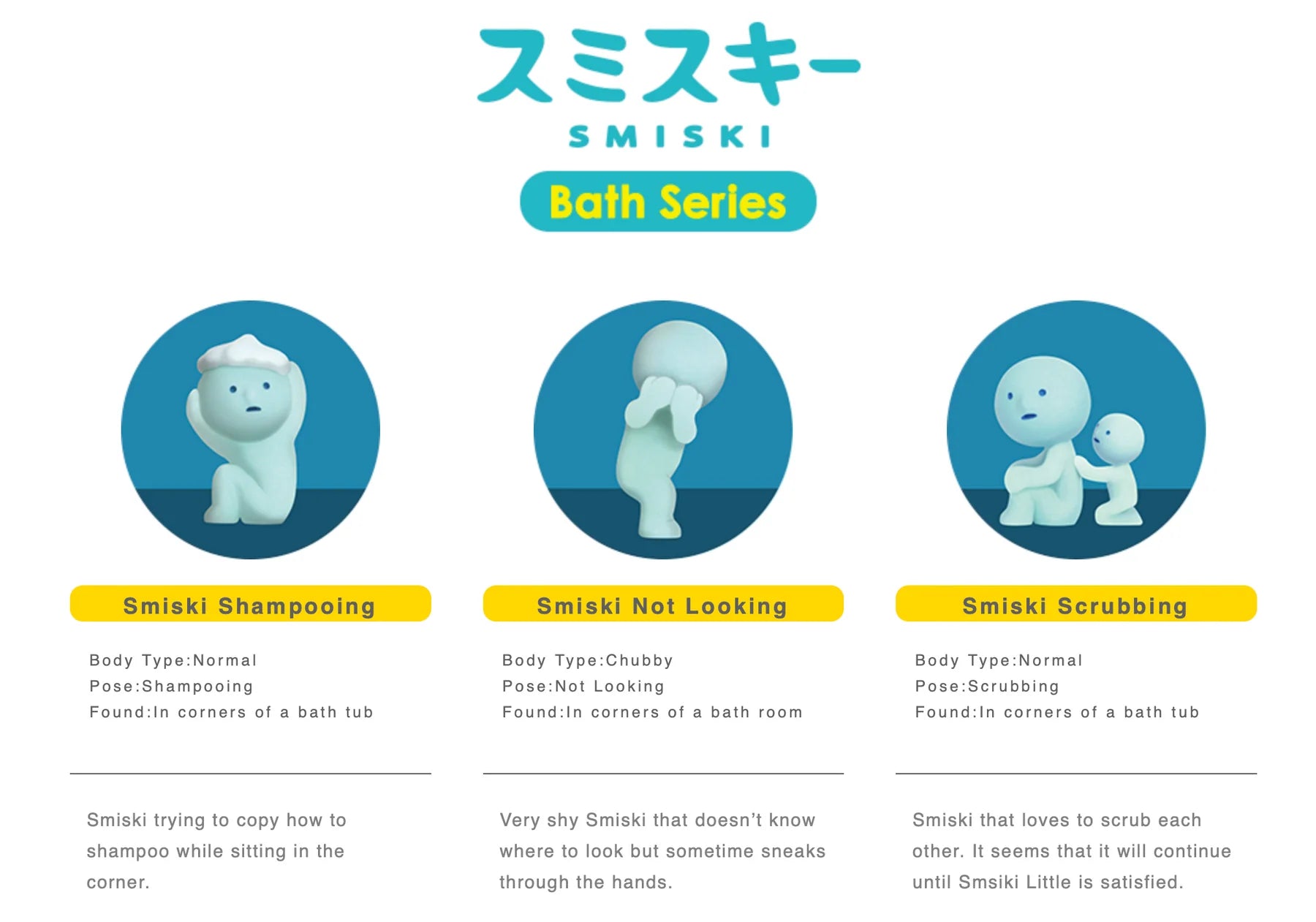 [SONNY ANGEL] Smiski Mini Figure Bath Series