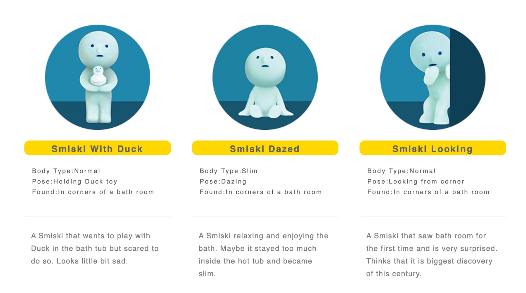 [SONNY ANGEL] Smiski Mini Figure Bath Series