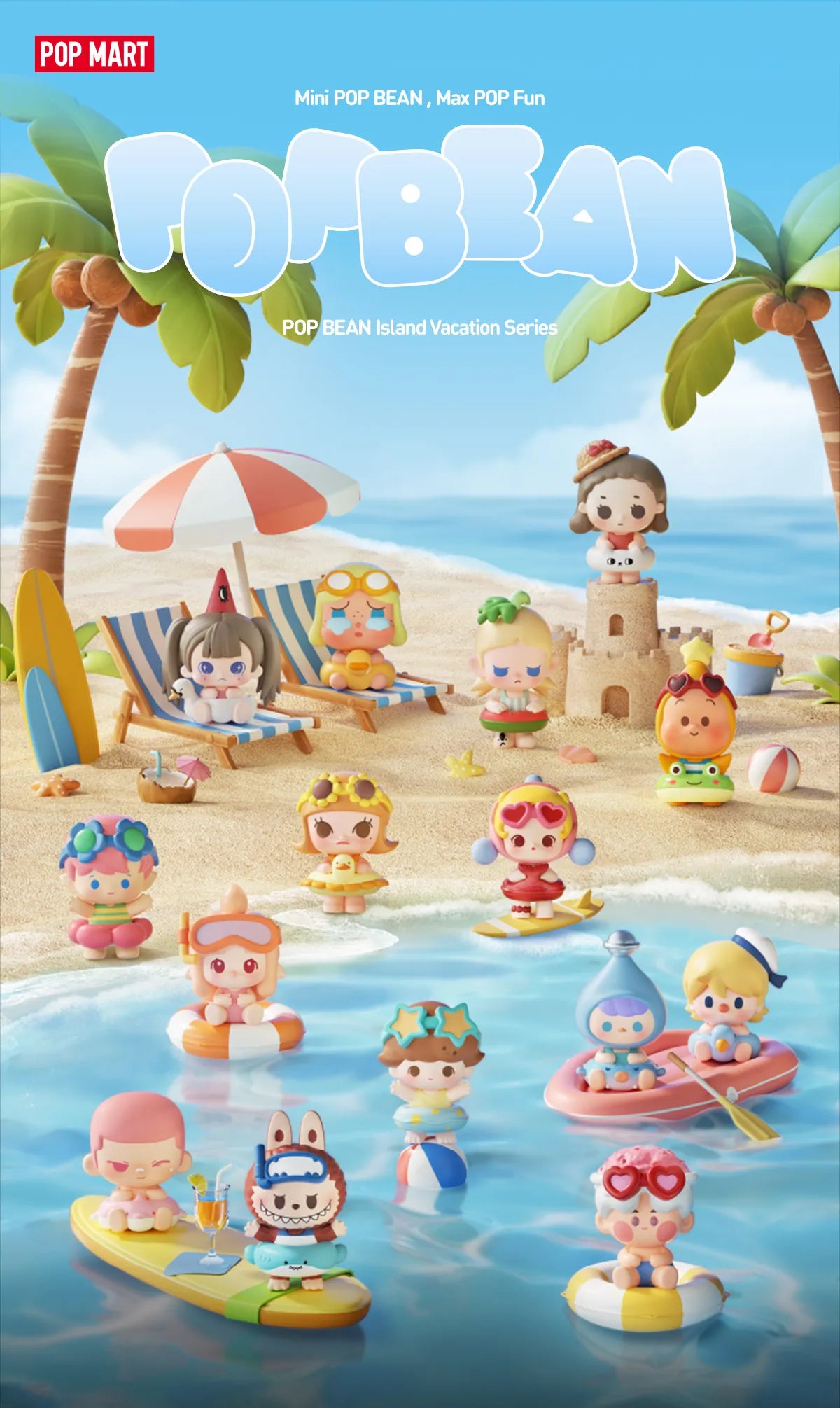 POP BEAN Island Vacation Series