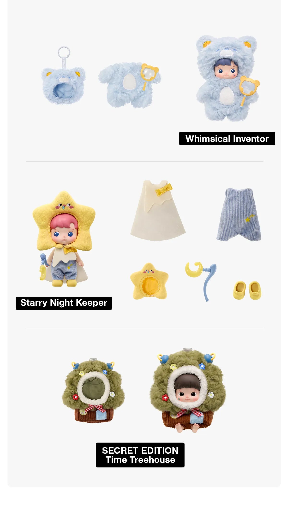 HACIPUPU Enchanted Realm Tales Series MINI Action Figure