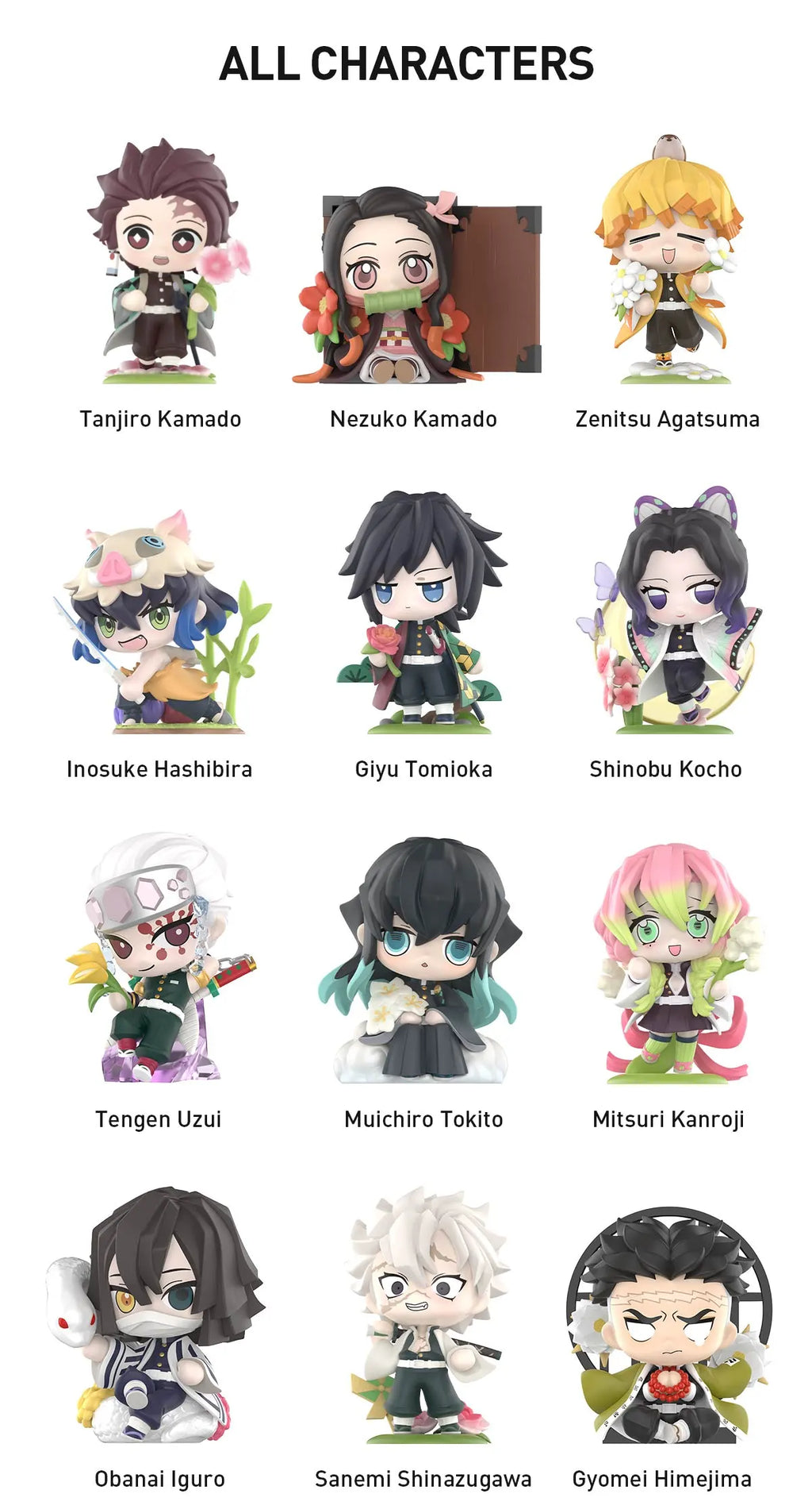 [POPMART] - Demon Slayer: Kimetsu no Yaiba Birth Flower Series Figures