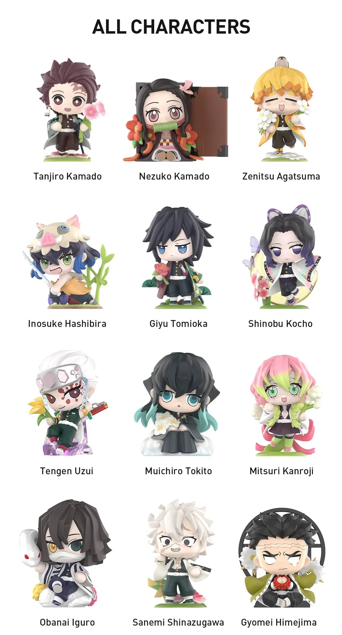 [POPMART] - Demon Slayer: Kimetsu no Yaiba Birth Flower Series Figures