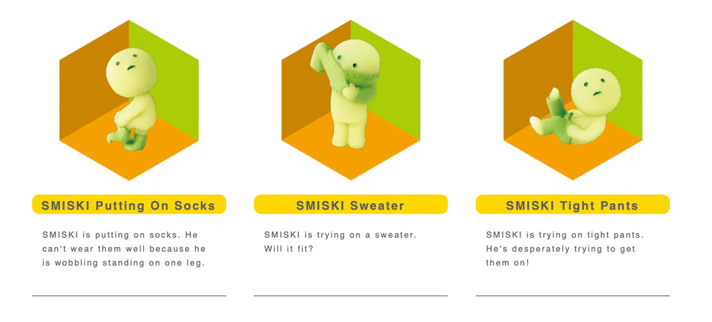 [SONNY ANGEL] Smiski Mini Figure Dressing Series