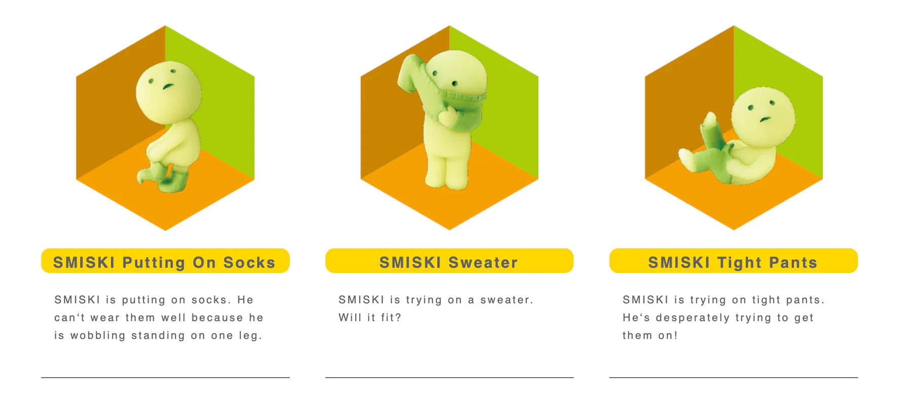 [SONNY ANGEL] Smiski Mini Figure Dressing Series