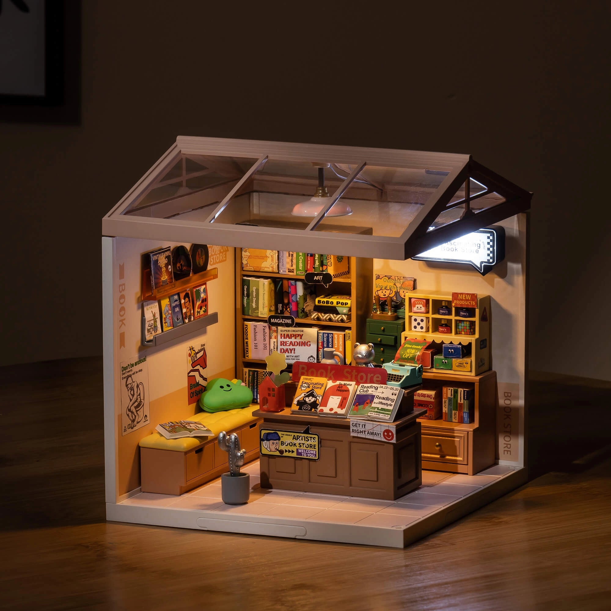 [Rolife] Super Creator Miniature House - Fascinating Book Store DW004