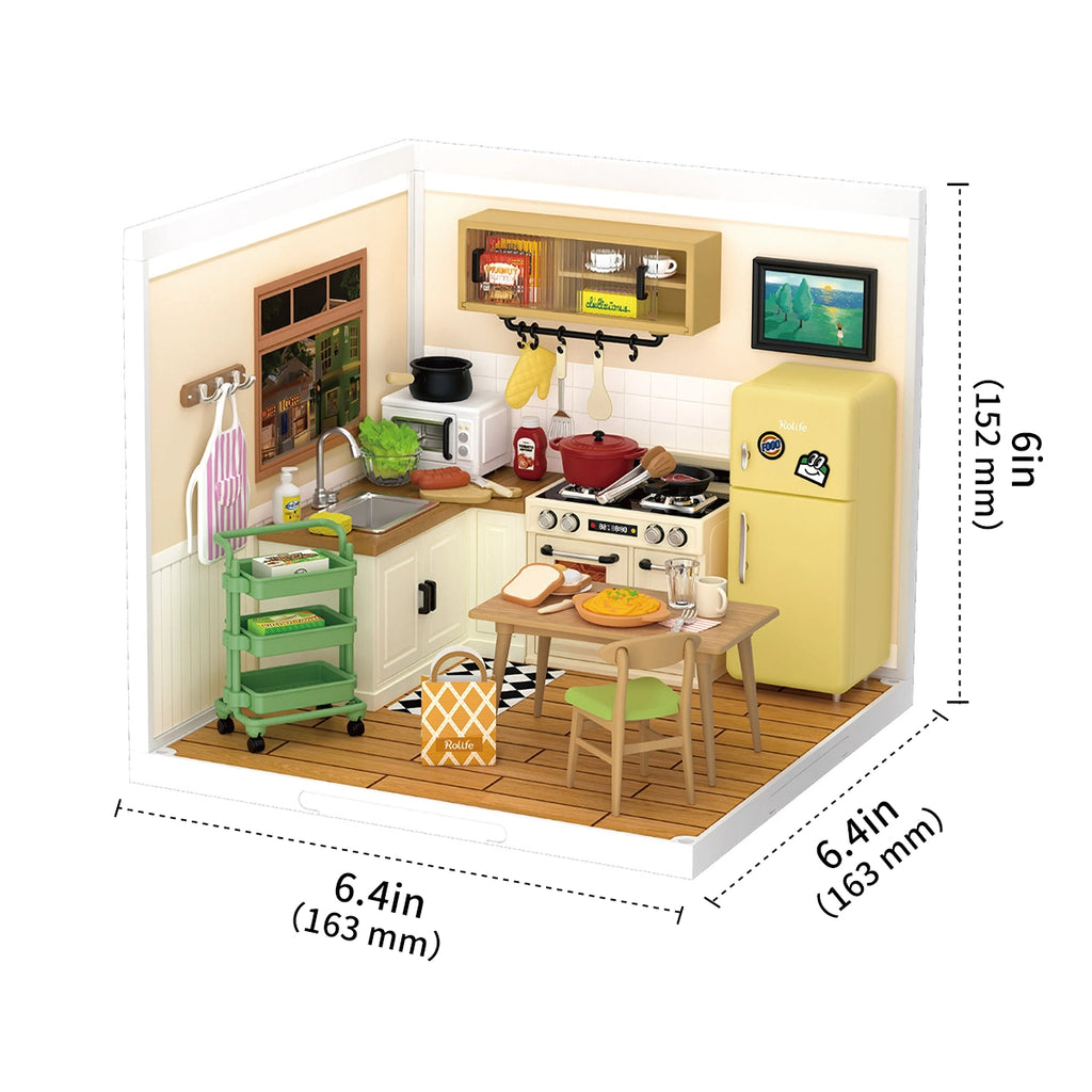 [Rolife] Super Creator Miniature House - Happy Meals Kitchen DW008