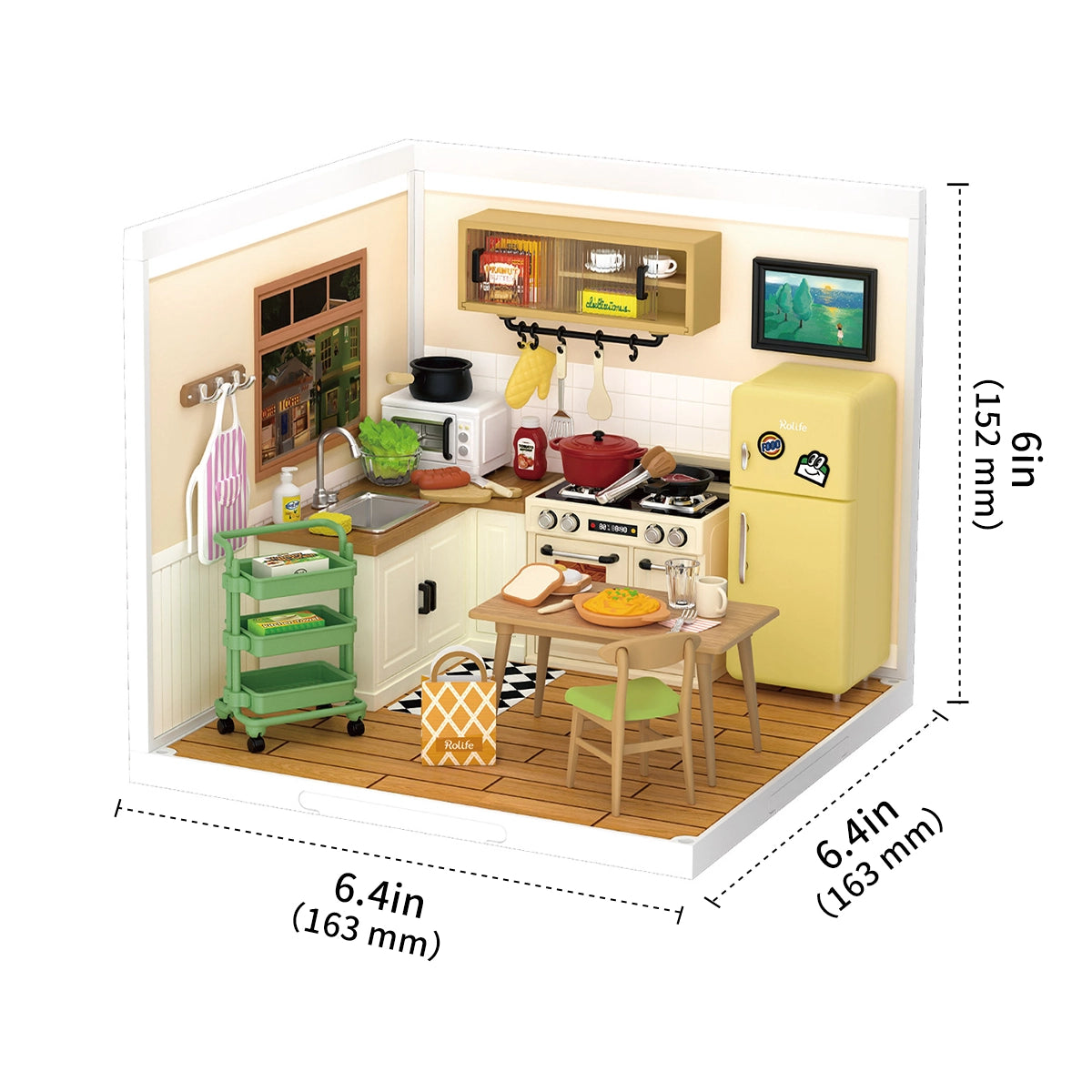 [Rolife] Super Creator Miniature House - Happy Meals Kitchen DW008