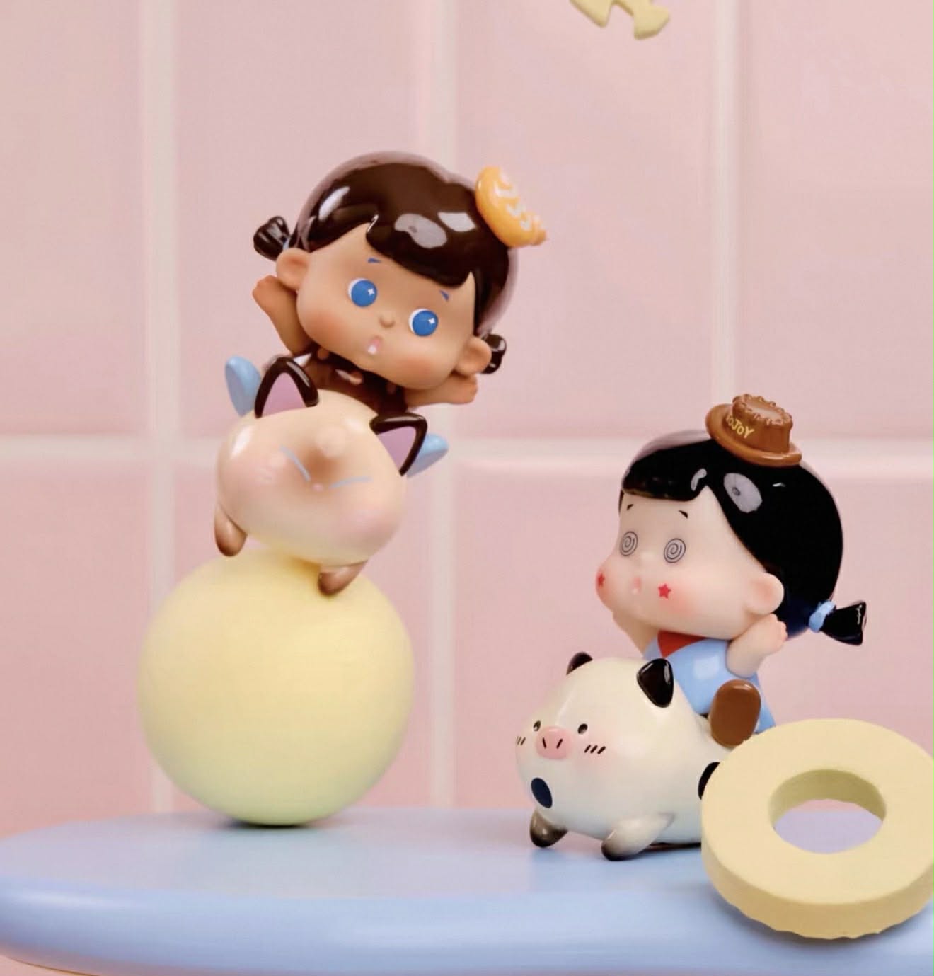 Jojoy mini figure - Cute riding team
