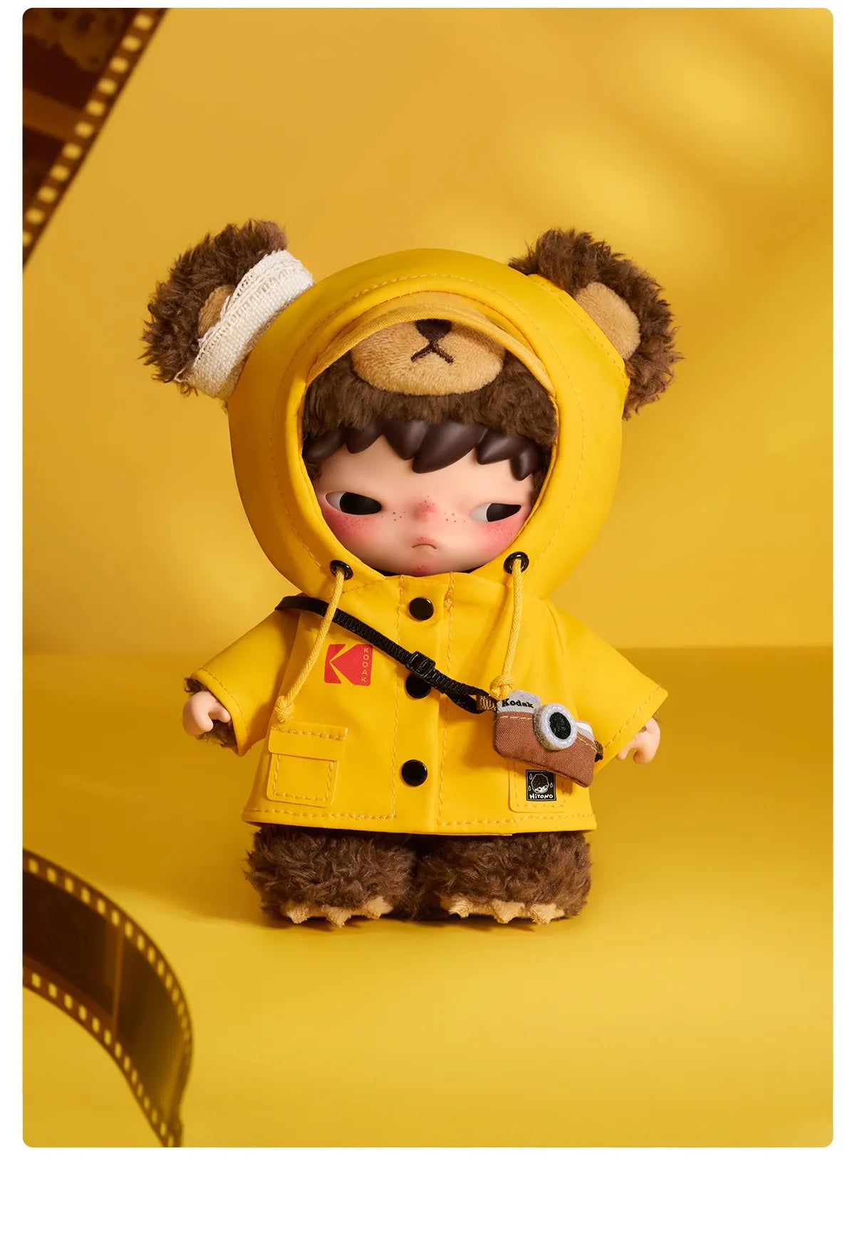[Pre-order] Hirono × Kodak Click Bear Plush Doll Pendant