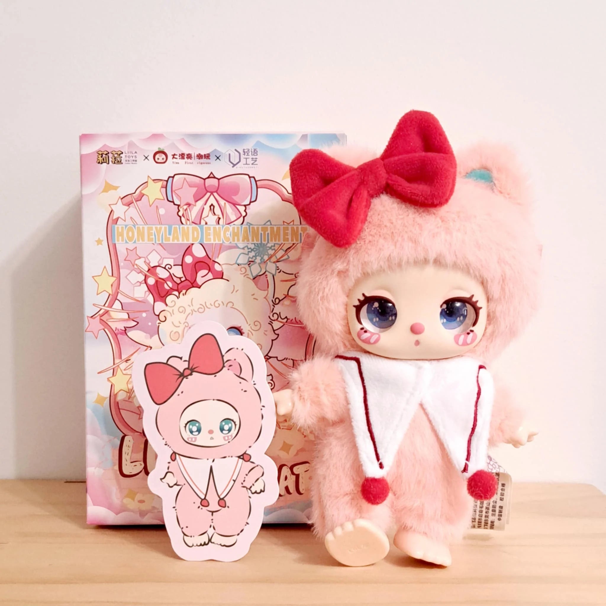 LIILA'S LUCKY CAT Honeyland Enchantment Series Plush Dolls, Blind Box