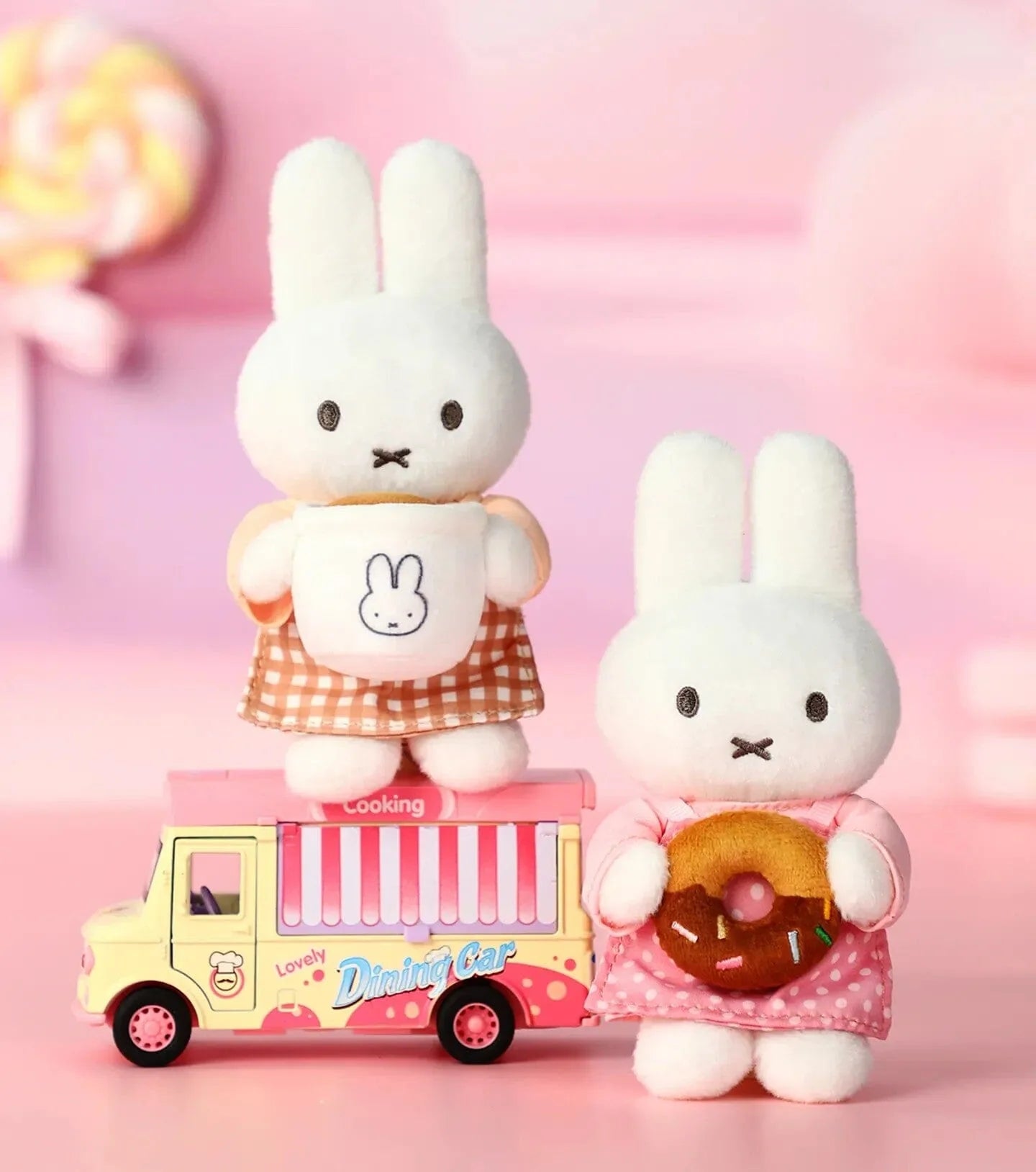 Miffy Bakery Series Plush Keychains Blind Box
