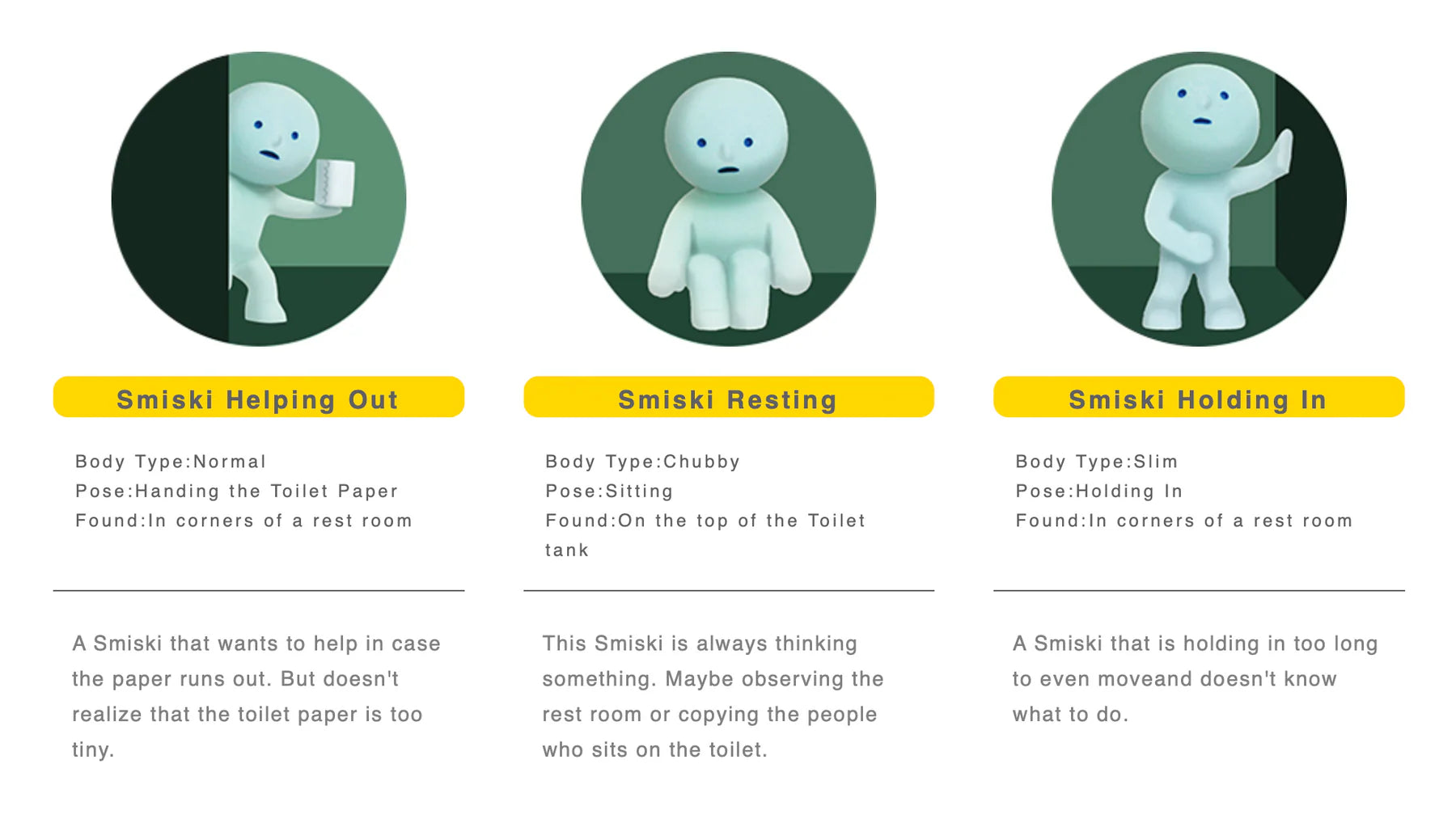 [SONNY ANGEL] Smiski Mini Figure Toilet Series