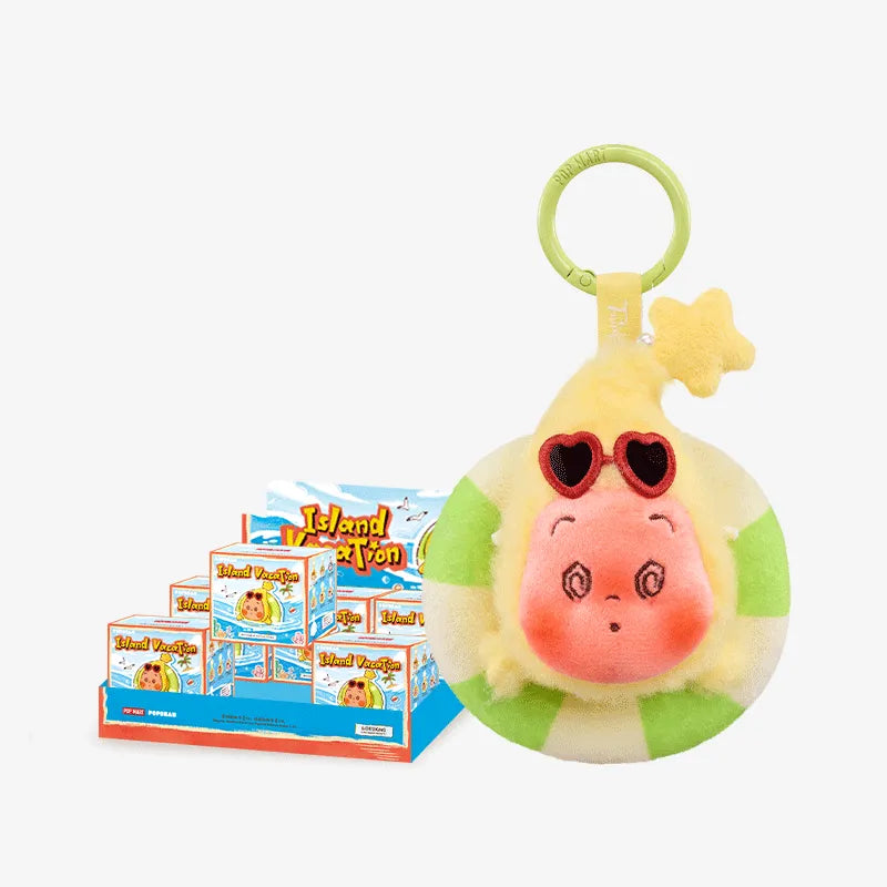 POP BEAN Island Vacation Series Mini Plush Pendant