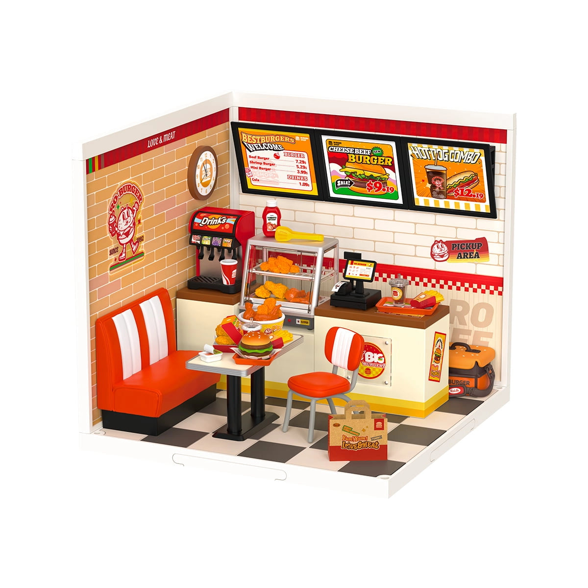 [Rolife] Super Creator Miniature House - Yum Yum Burgers DW010